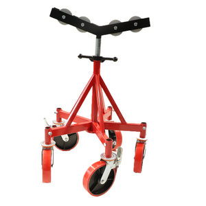 Outils de compensation de tuyaux de support réglables avec rouleau