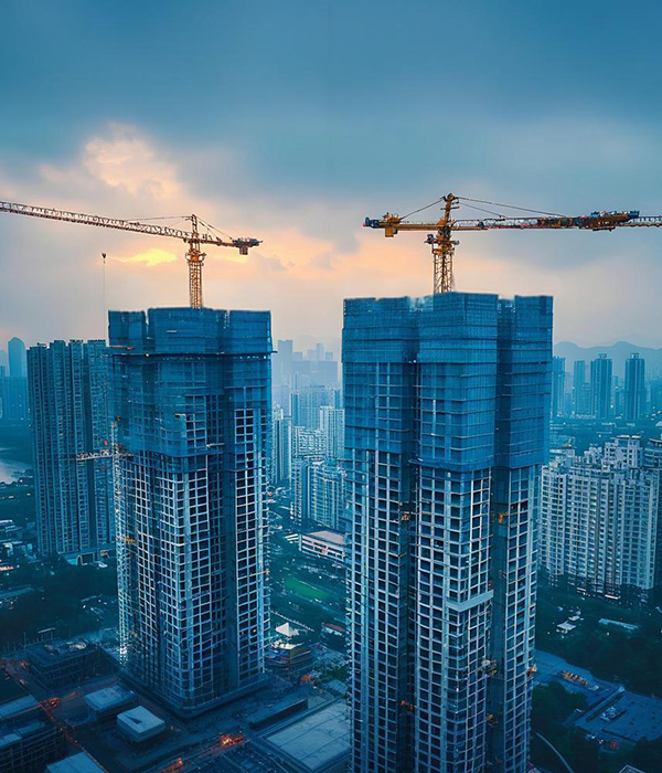 Solutions de support des tuyaux de l\'industrie de la construction pour les immeubles de grande hauteur